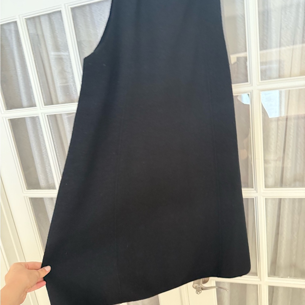 COS Black Boiled Wool Sleeveless Mini Dress - Picture 7 of 14